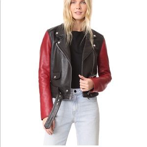 Christian Benner Leather Moto Jacket - size Small - LIKE NEW